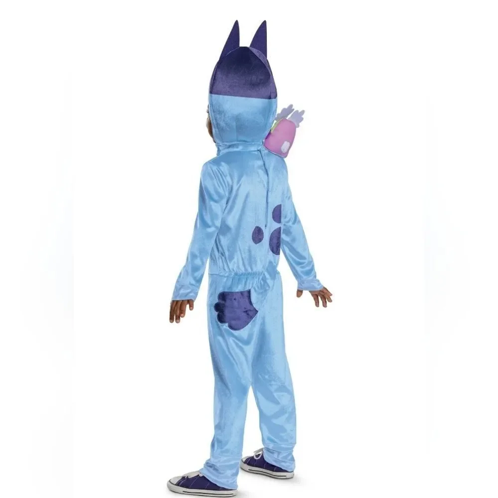Nwt Bluey w Chattermax Halloween Deluxe Costume for Toddler, Size 2T, Disguise
